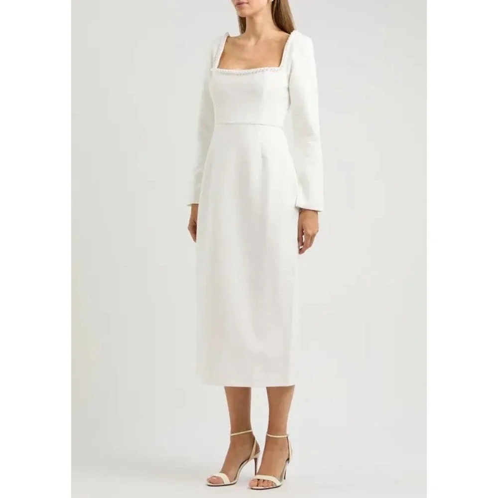 ODD MUSE MIDI Bridal Dress The Ultimate Pearl Muse NEW White XL